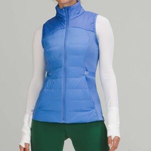 Lululemon Down for It All Vest in Blue Nile Women’s US 4